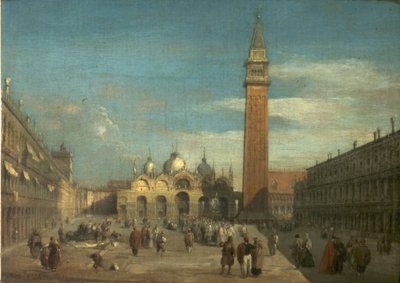 Blick auf die Piazza San Marco, Venedig, Italien, 1826 von Richard Parkes Bonington